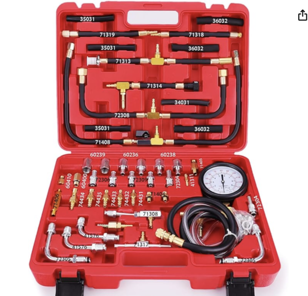 1976 to 1993 CIS Fuel Injection Pressure Tester Partial "Short" D.I.Y